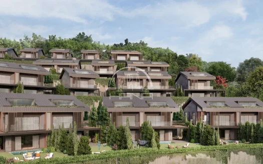 Distinctive villas within a complex in Zakaria Koi Project