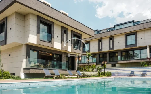 The luxury villa complex in Beylikdüzü